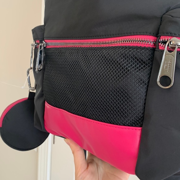 Steve Madden Pink and Black Backpack main image 4
